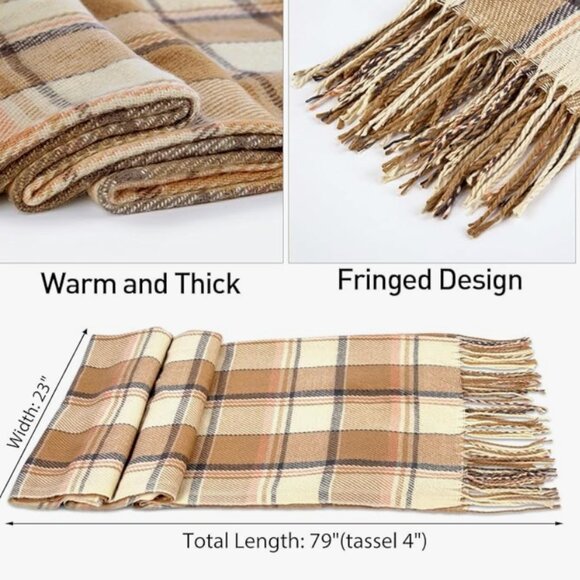 Soft Oversized Fall Scarf – Warm, Stylish - Picture 4 of 4